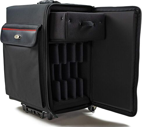 MCY MXLTLUG 5 Laptop Storage Roller Bag Up to 5 Laptops for Business Gaming Laptops - Black, 15.5x20x11.5 inches in Saudi Arabia