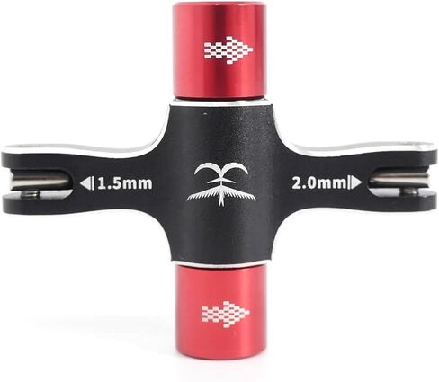 M5 Quad Wrench with Built-in One Way Bearing Tool – 1.5mm / 2mm Foldable Screwdriver for RC FPV Racing Drone Motor Prop Release & Maintenance in Saudi Arabia
