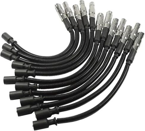 WF-12PC أسلاك توصيل الإشعال سلك الإشعال متوافق مع بنز C E Class E320 W210 W203 W211 W220 W251 C240 ​​C320 C55 1121500118 1121500218 in Kuwait
