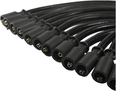 WF-12PC أسلاك توصيل الإشعال سلك الإشعال متوافق مع بنز C E Class E320 W210 W203 W211 W220 W251 C240 ​​C320 C55 1121500118 1121500218 in Kuwait