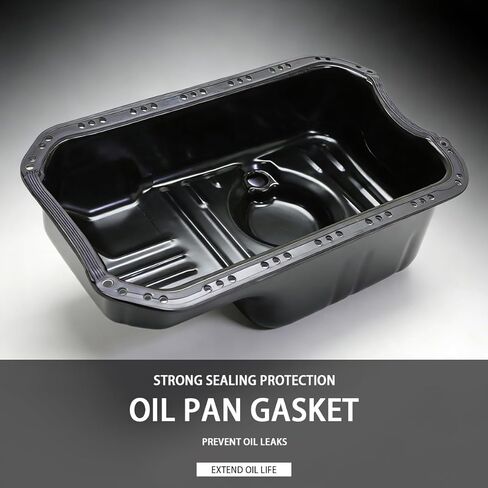 Engine Oil Pan Gasket Replace OE OS30690R/ 11251-P01-004 Compatible with HONDA Civic For Engine 1.6L 1996-2000/ Engine 1.7L 2001-2005/ Engine del Sol 1.6L 1996-1997 Oil Seal Gasket in Kuwait
