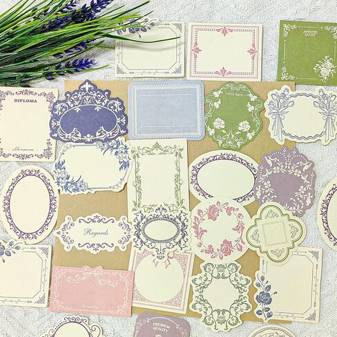 120 Sheets Vintage Embossed Scrapbook Paper,Mini Pink Journaling Scrapbooking Supplies Kit Aesthetic Decorative Craft Stationery for Journaling, Junk Journals, Planners & Scrapbooking Supplies in Saudi Arabia