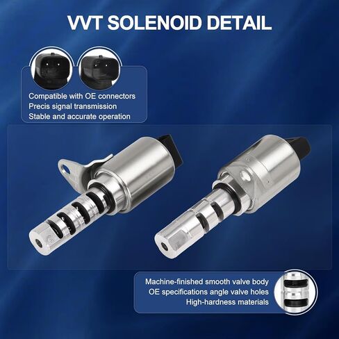 Engine Variable Valve Timing VVT Solenoid Replacement for Land Rover Range Rover Evoque 2.0L 2012-2018 for LR2 Discovery Sport Range Rover Velar, for Jaguar XF 2 PCS in Kuwait