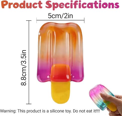 3PCS Ice Cream Squeeze Squishy, Ice Cream Cone Squishy, Slow Rise Sensory Fidget Toy,Party Favors Summer Sensory Stress Relief in Saudi Arabia