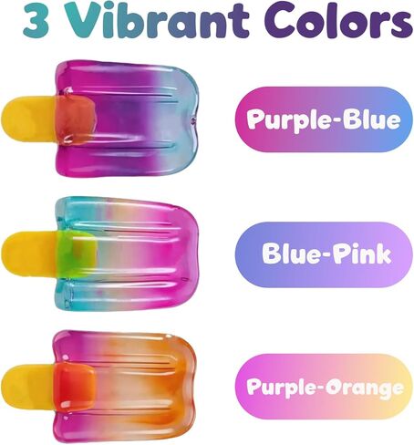 3PCS Ice Cream Squeeze Squishy, Ice Cream Cone Squishy, Slow Rise Sensory Fidget Toy,Party Favors Summer Sensory Stress Relief in Saudi Arabia