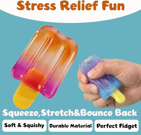 3PCS Ice Cream Squeeze Squishy, Ice Cream Cone Squishy, Slow Rise Sensory Fidget Toy,Party Favors Summer Sensory Stress Relief in Saudi Arabia