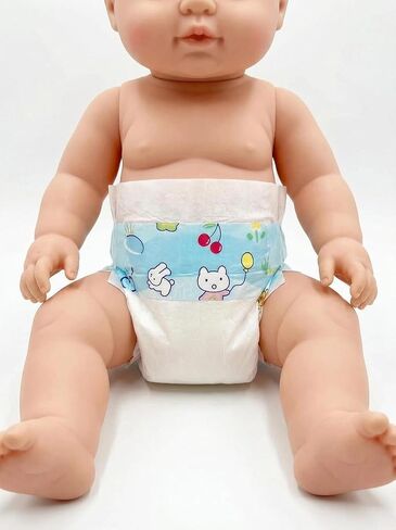 Reborn Baby Dolls Diapers for 17-24 inch Newborn Reusable 6-Piece Pack Fit in Saudi Arabia