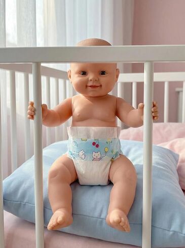 Reborn Baby Dolls Diapers for 17-24 inch Newborn Reusable 6-Piece Pack Fit in Saudi Arabia