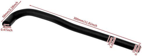 خط تصريف زيت الدراجة النارية خط خرطوم تبريد الزيت مناسب لـ H-arley Sportster XL 883 X48 1200 72V 14-24 أسود in Kuwait