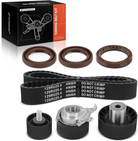 طقم حزام توقيت المحرك A-Premium متوافق مع Ford Escort 1998-1999، Contour 1998-1999 & Mercury Mystique 1998-1999، Cougar 1999، 2.0L in Kuwait