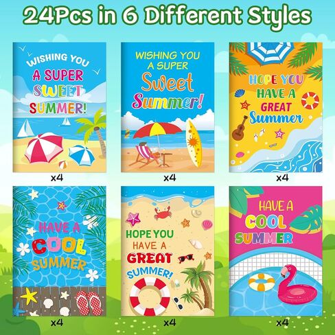 كتب تلوين صغيرة للصيف من فانسي لاند DIY، كتب أنشطة صغيرة لنهاية العام الدراسي، كتيب رسم بالجملة للتخرج، عطلات الفصول الدراسية، مكافآت هدايا حفلات أعياد الميلاد، 24 قطعة in Kuwait