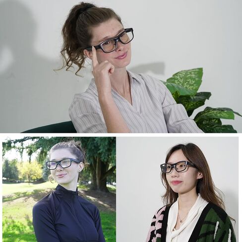 A1 Smart Glasses with Subtitle Display, AI AR Glasses Translation Device 110 Languages, Offline Language Translator Device, Photo & Call Translation for Travel, Business & Meetings in Saudi Arabia