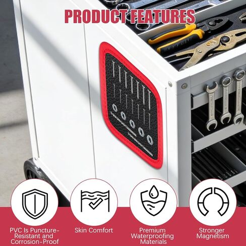Flexible Magnetic Tool Mat, Double Sided Magnetic Mat, Flexible Magnetic Tool Tray Mat for Garage Workshop, Auto Repair Tools in Kuwait