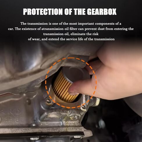 فلتر ناقل الحركة مع الحشية متوافق مع ميتسوبيشي ميراج 2014-2024 | 2017-2024 ميراج جي 4 | 2022-2024 أوتلاندر، يستبدل 2921A006 2921A007 in Kuwait