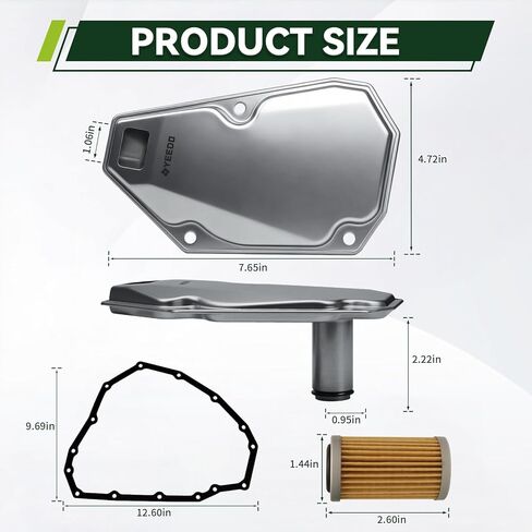 YEEDO RE0F11A طقم حشيات الزيت لمرشح ناقل الحركة يناسب Nissan 2014-2019 Versa Note 2012-2019 Versa 2013-2019 Sentra يستبدل 33010-JF015 31728-3JX0A 31726-28X0A JF015E in Kuwait