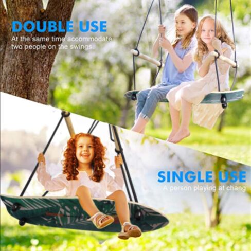 Gentle Booms Sports Skateboard Swing, 29.79.5 Inch Large Stand Up Surf With Adjustable Handle, Up to 660 Pounds Weight Capacity, Outdoor for Kids in Saudi Arabia