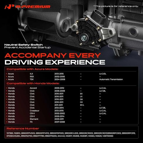مفتاح أمان محايد ممتاز متوافق مع Honda CR-V 2002/2005-2014، Civic 2006-2014، Accord 2003-2012، Fit 2007-2008، Crosstour 2012-2015، Element 2003-2011 & Acura TSX، ILX، RSX، 10 دبابيس in Kuwait