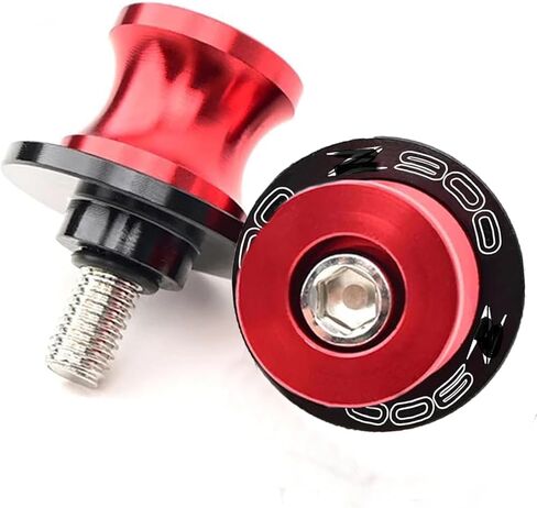 Kawasaki Z900 Swingarm Spools M8-2Pcs دراجة نارية 8 مم حامل ذراع متأرجح، مناسب مع Kawasaki Z900 2000-2023 (أحمر) in Kuwait