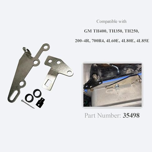 مجموعة دعامة ورافعة 35498، مجموعة حامل كابل ناقل الحركة الأوتوماتيكي المتوافقة مع GM TH400، TH350، TH250، 200-4R، 700R4، 4L60E، 4L80E، 4L85E in Kuwait