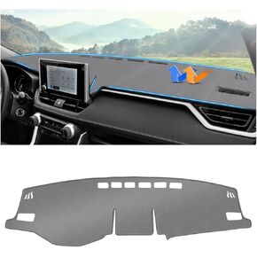 Autorder Dashboard Cover Mat for 2019-2023 2024 Dodge Ram 1500 2500 3500 Accessories Dash Cover Flannel Dash Mat Sunshade Glare UV Rays Protector Black in Kuwait