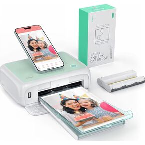YOTON Photo Printer, Picture Printer with 54 Sheets (4x6) & 1 Cartridges, Support AR Video Printing, WiFi Connection, Portable Photo Printer for iPhone/Android/Laptop in Saudi Arabia