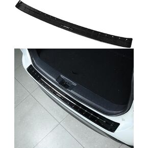 مناسب لـ 2020-2026 Toyota Highlander Bumper Topper، غطاء واقي ممتص الصدمات الخلفي وغطاء حماية عتبة الباب الخارجي لسيارة Highlander Hybrid 2021 2022 2023 2024 2025، أسود in Kuwait