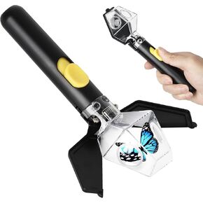 EVADA Handheld Bug Catcher for Kids, Insect Trap Kit with 6X Magnifier Glass - STEM Educational Exploration Grabber Tool for Indoor and Outdoor, Birthday Gifts Toys for Adults, Boys and Girls, Black in Saudi Arabia