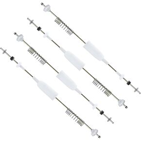 AJK72909309 Washer Suspension Rods Kit (4 Pcs) Fit for LG Replace 2758536 AP5736191 PS8690496 EAP8690496 in Saudi Arabia