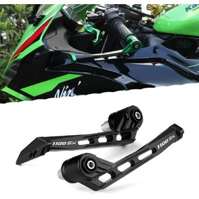واقي اليد مناسب لـ Ninja1100SX - 2024 2025 2026 طوال العام، واقي قابض الفرامل، مقابض المقود 2025 نينجا 1100SX، واقي عتلات القابض 2025 نينجا 1100SX، ملحقات 2025 BK in Kuwait