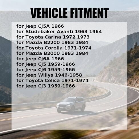 طقم أسطوانة فرامل الطبل الخلفي لسيارة Jeep CJ6، CJ5، CJ3، CJ5A 1959 1960 1961 1962 1963 1964 1965 1966 لسيارة Toyota Corolla 1971 1972 1973-1974 2 قطعة استبدال 804105، 115961، 8136601 in Kuwait