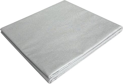 59" x 2 Yard Silver Thermal Heat-Resistant Fabric by The Yard, Insulated Scorch-Resistant Ironing Board Cover Heat Shields for Potholder & Other DIY Craft Projects (59inches x 2 Yard, Silver) in Saudi Arabia