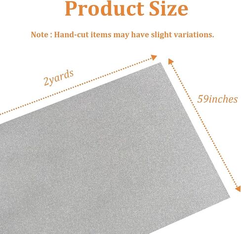 59" x 2 Yard Silver Thermal Heat-Resistant Fabric by The Yard, Insulated Scorch-Resistant Ironing Board Cover Heat Shields for Potholder & Other DIY Craft Projects (59inches x 2 Yard, Silver) in Saudi Arabia