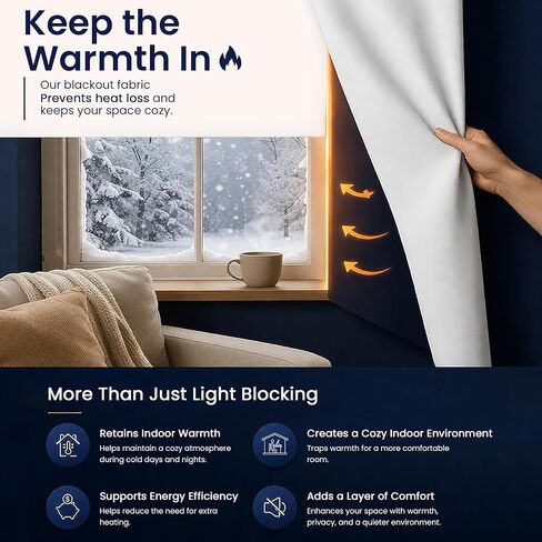 110 Inch Wide 100% Blackout Fabric Pre-Cut 5 Yard (180" x 110") - Light Blocking Material for Curtains, Windows, Blinds - Total Blackout Cloth for Drapery Lining, Heat Blocking Window Cover in Saudi Arabia