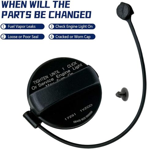 غطاء غاز 17251-4BA0B متوافق مع Nissan Z GT-R Qashqai Rogue 2009-2025 Infiniti M56 M37 EX37 M56 FX35 QX70 QX50 Q60 Q50 2011-2020، غطاء حشو خزان الوقود استبدال 172514BA0B in Kuwait