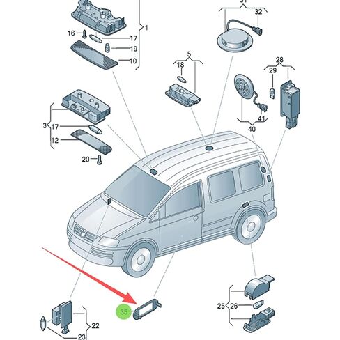 2 قطعة عدسة عاكس الباب متوافقة مع VW Beetle 2000-2010 Golf Wagon 2008-2010 Jetta 2002-2009 1H0947419 in Kuwait