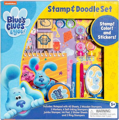Stamp & Doodle - سلاحف النينجا - مجموعة الإبداع، دفتر الملاحظات الحلزوني TMNT، أنشطة ملصقات الطوابع الملونة، اللعب الحرفي، الأطفال بعمر 5 سنوات فما فوق in Kuwait