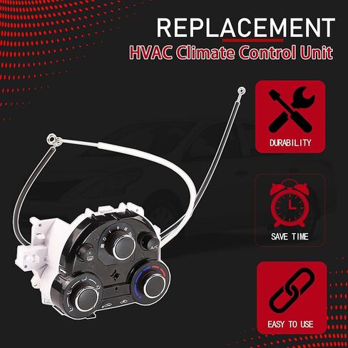 27513-9KK0A HVAC Climate Control Unit Compatible with 2014-2019 Nissan Versa Sunny A/C Heater Temperature Module Assembly Replaces 655-72592 184614636LKQ 27510-6W00A in Kuwait