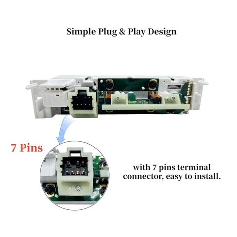 599-007 AC Heater Climate Control Panel Module Switch Without Rear Window Defogger fit for 1996-2000 Chevy/GMC C1500/K1500 C2500/K2500 C3500/K3500 Suburban Truck Replace OE# 9378815 15-72548 16231175 in Saudi Arabia