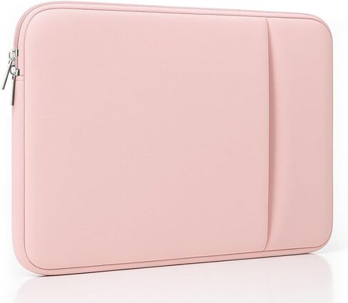 Laptop Sleeve Case for MacBook Neo 13 inches A3404 2026 A18 Pro with 2 Pockets Bag Accessories (Pink) in Saudi Arabia