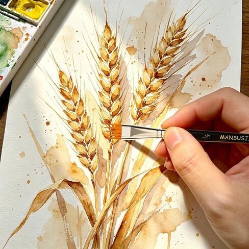 مجموعة فرش مشط الفنان، فرش مشط مسطحة احترافية لرسم نسيج فريد مثالي للأكريليك والزيت وبطاقات المعايدة والحرف اليدوية in Kuwait