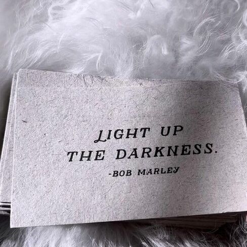 Sugarboo 50 Gathered Thoughts Collection of Rock n’ Roll Edition - Iconic Quotes on Handmade Paper - 3 x 6 inch Card Size in Saudi Arabia