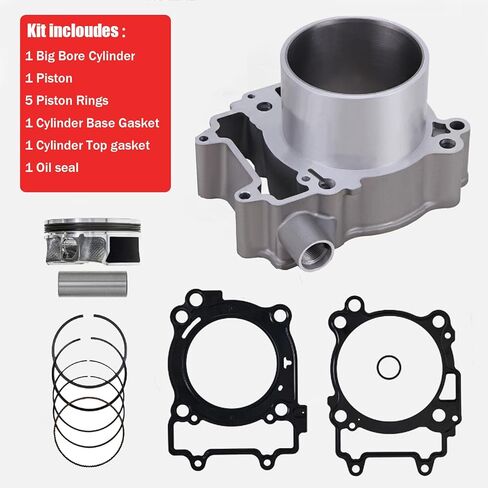99mm Bore Cylinder Piston Top End Kit Compatible with Polaris Cylinder Kit for RZR570 Ranger570 Scrambler570 ACE570 in Kuwait