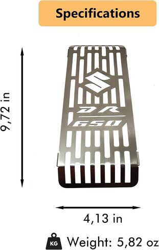Motorcycle Radiator Guard Compatible with Suzuki DR-650 in Saudi Arabia