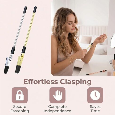 2 PCS Bracelet Helper Tool,Bracelet Helper Tool to Put on Yourself,Suitable for Jewelry Buckles, Necklaces, Bracelet in Saudi Arabia