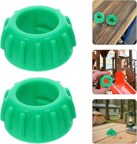 DECHOUS Slide Fixing Screw Caps 4pcs, Plastic Nut Covers for Indoor Play Equipment, Safety Repair Accessories for Playground Slides in Saudi Arabia