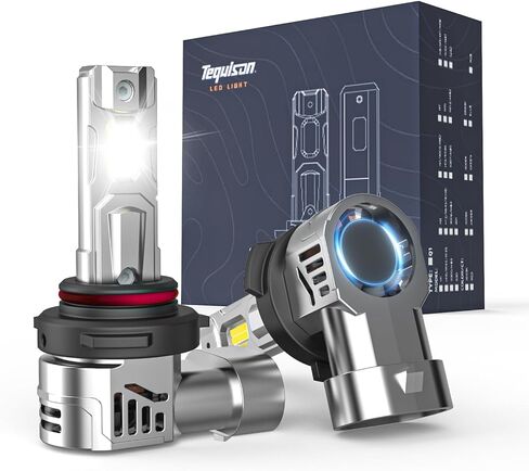H11/H8/H9 Bulbs, 60,000LM 6500K Cool White Fog Lights, 800% Ultra Bright with 14000RPM Fan, IP68 Waterproof, 1:1 Size, Plug-N-Play, Canbus Ready (2 Pack) in Saudi Arabia