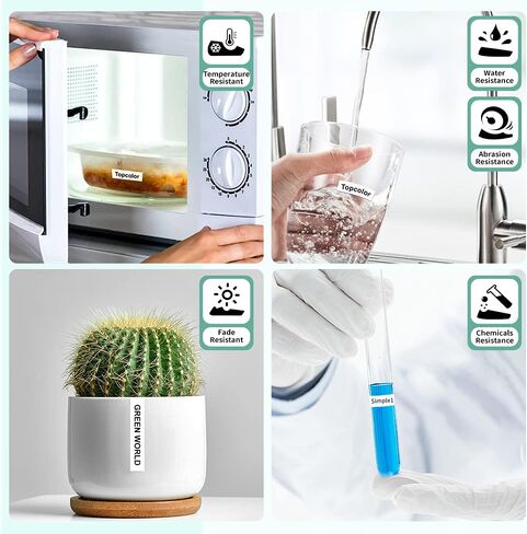 6 عبوات 45013 شريط متوافق مع Dymo 160 Label Maker Refill 1/2 بوصة أسود على أبيض D1 شريط ملصقات 45013 a45013 45013s S0720530 لـ LabelManager 280 160 420P 220P 210D 360D 450D، 23 قدمًا in Kuwait