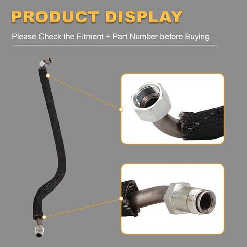 598-123 Exhaust Gas Recirculation EGR Emissions Tube Pipe Compatible with Mercury/Lincoln/Ford 2003-2011Models Replace 3W7Z9D477BA 2-40001 SK598123 in Saudi Arabia