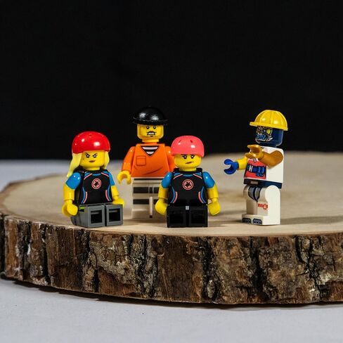 Brick Loot Minifigures Pack of 10, Random Minifigure Pack, Set of Authentic Minifigs, Unique Brick Characters with Accessories, Compatible Toy Figures, Gift for Kids, No Duplicates Included in Kuwait