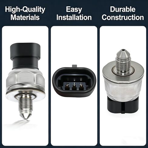 5PP11-4 Fuel Injection Pressure Regulator Sensor Replace for 12635273 12633417, Compatible with Cadillac SRX XTS CTS ATS, Chevrolet Equinox Impala, GMC Terrain, Buick Regal and More Models in Saudi Arabia